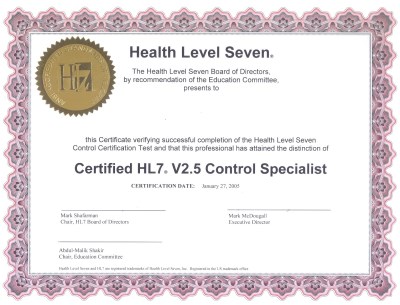 HL7 Certification